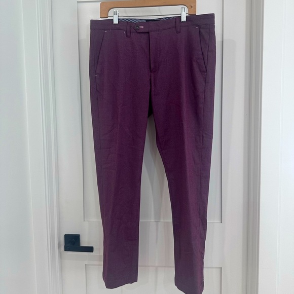 Ted Baker Other - Ted Baker Bordeaux Chino trousers Pants Size 34R unaltered like new